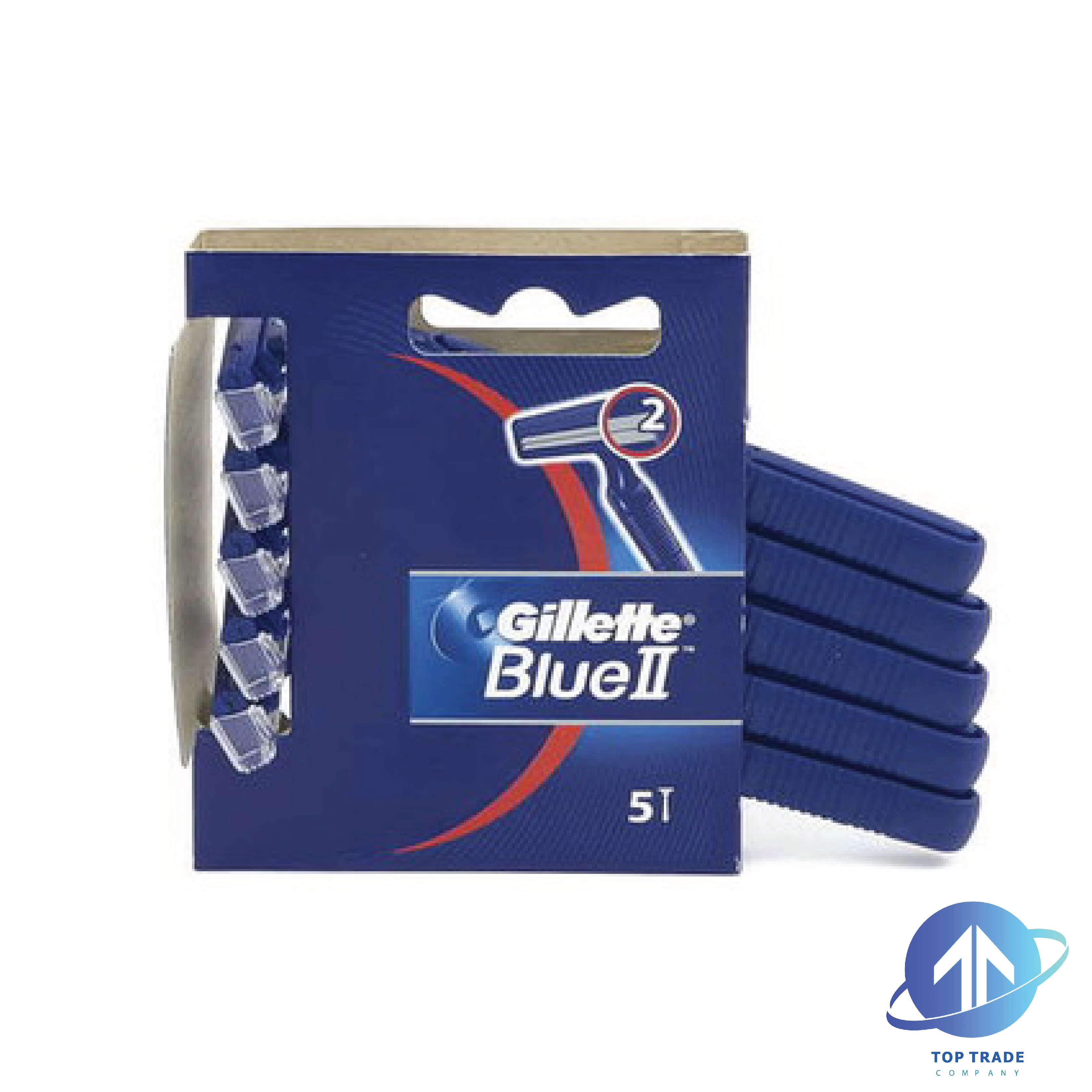 Gillette Blue II disposable razors on card 5pc